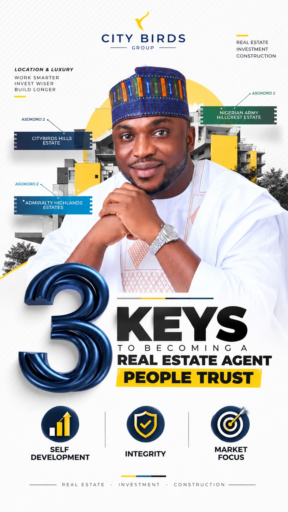 Sadiq’s three keys to becoming a trusted real estate agent: self-development, integrity and market focus